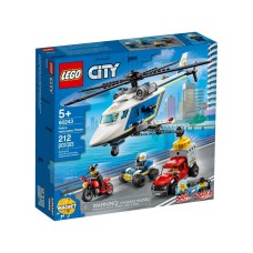 Конструктор LEGO City Погоня на поліцейському гелікоптері (60243)