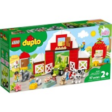 Конструктор LEGO DUPLO Хлів, трактор і догляд за тваринами (10952)