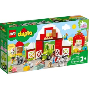 Конструктор LEGO DUPLO Хлев, трактор и уход за животными (10952)