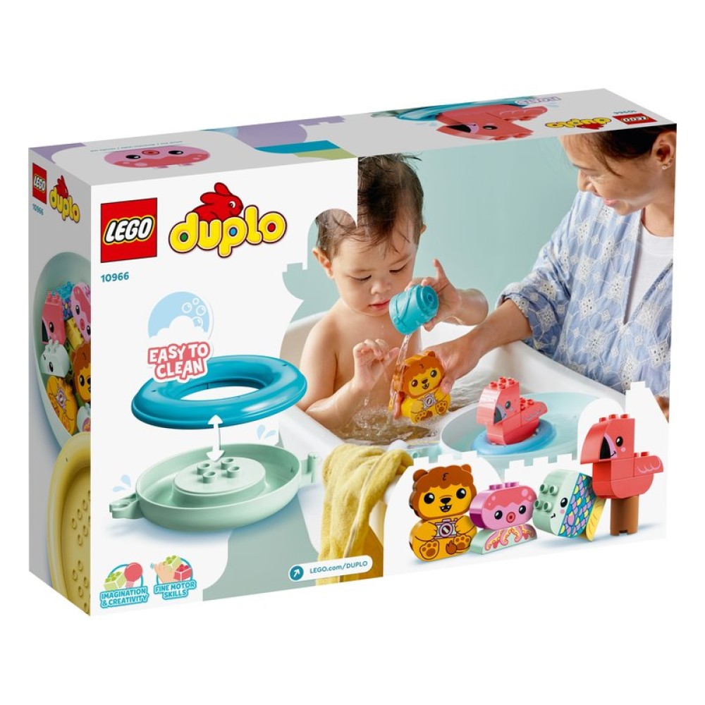 Конструктор LEGO DUPLO Приключения в ванной: плавучий остров для зверей 10966