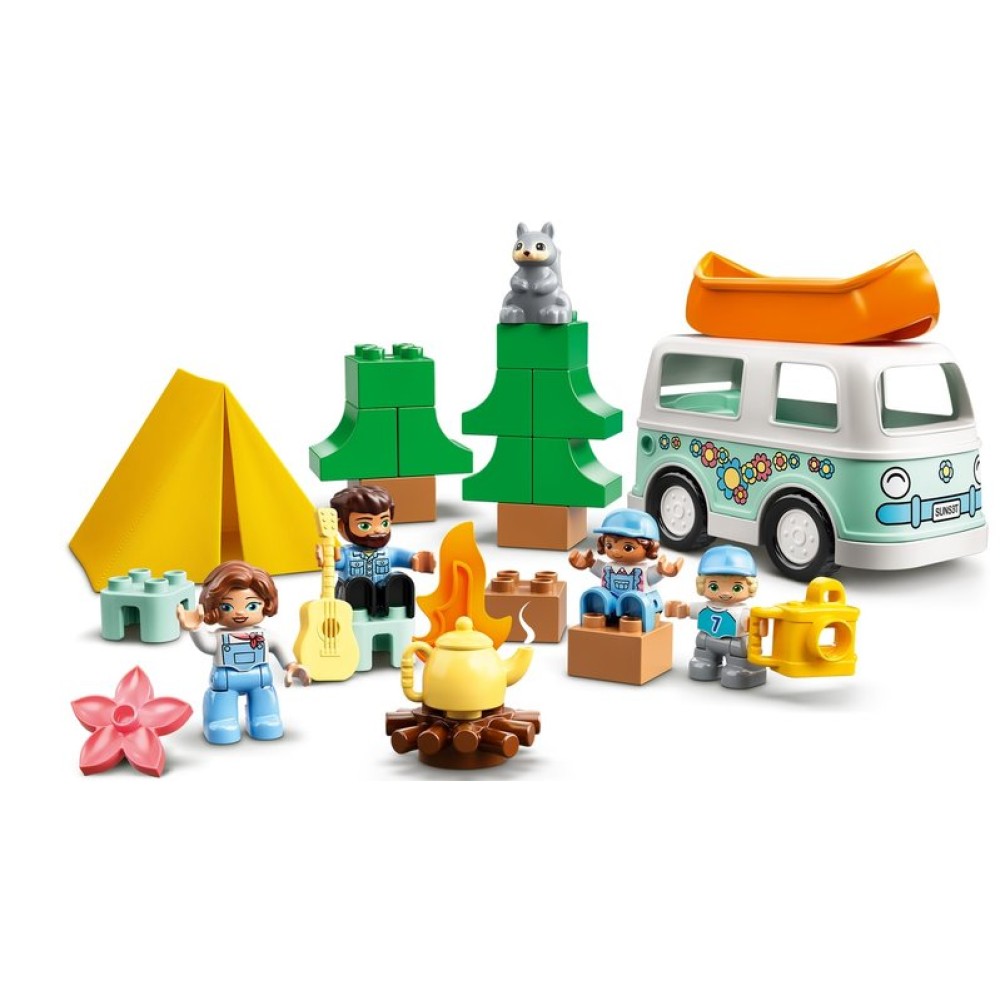 Конструктор LEGO DUPLO Семейное приключение на микроавтобусе 10946