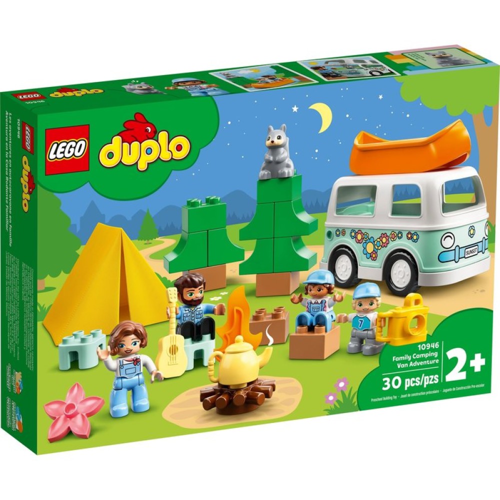 Конструктор LEGO DUPLO Семейное приключение на микроавтобусе 10946