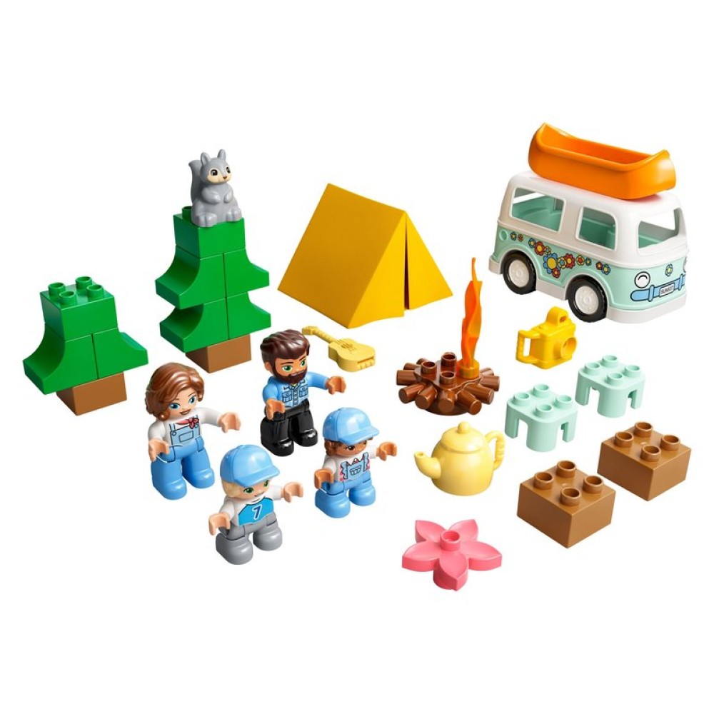 Конструктор LEGO DUPLO Семейное приключение на микроавтобусе 10946