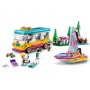 Конструктор LEGO Friends Лісовий будинок на колесах і яхта (41681)