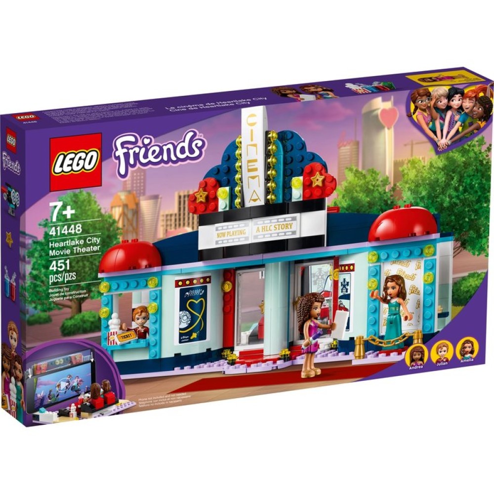 Конструктор LEGO Friends Кинотеатр Хартлейк-Сити (41448)