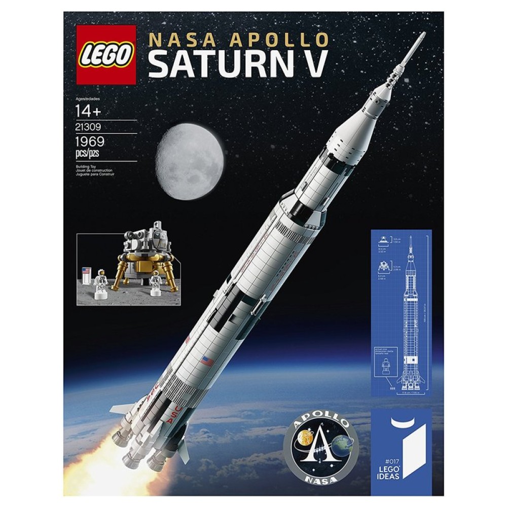 Конструктор LEGO Ideas NASA Аполлон Сатурн-5 21309