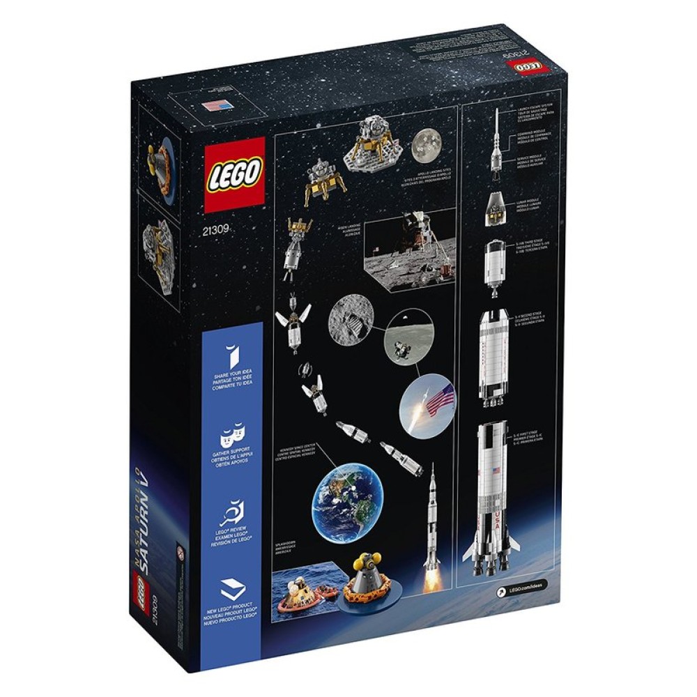 Конструктор LEGO Ideas NASA Аполлон Сатурн-5 21309