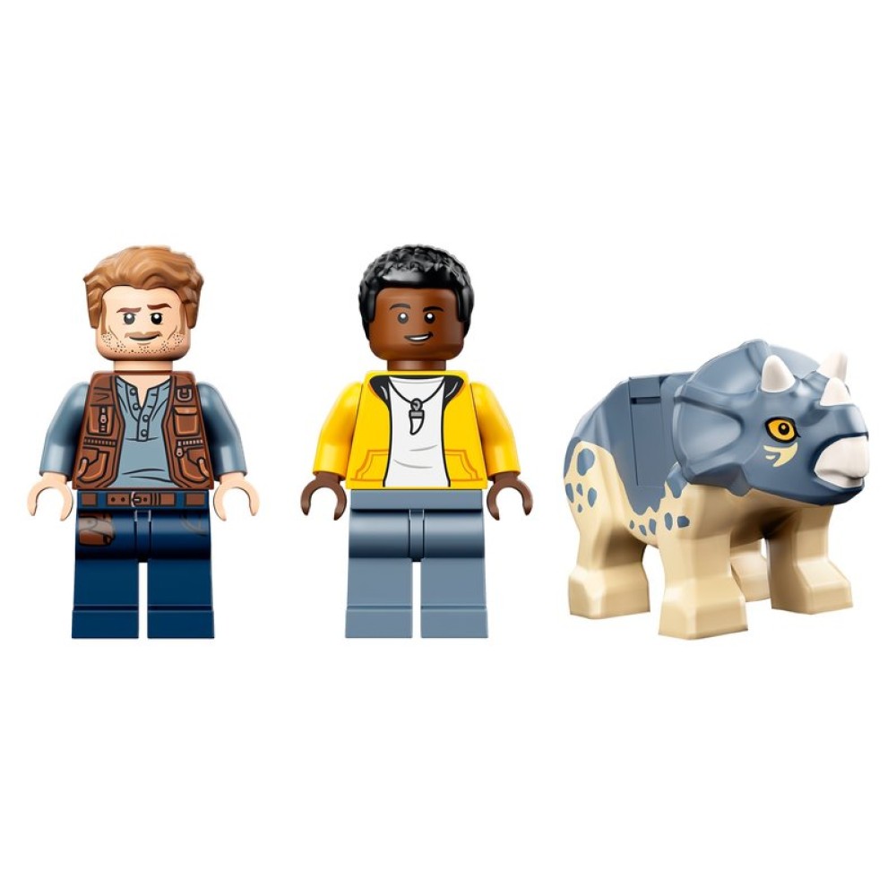 Конструктор LEGO Jurassic World Скелет тираннозавра на выставке 76940