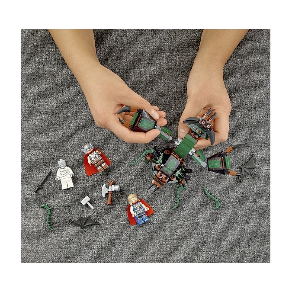 Конструктор LEGO Marvel: Атака на Новый Асгард (76207)