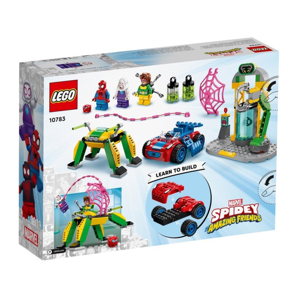 Конструктор LEGO Marvel Spidey Человек-Паук в лаборатории Доктора Осьминога (10783)
