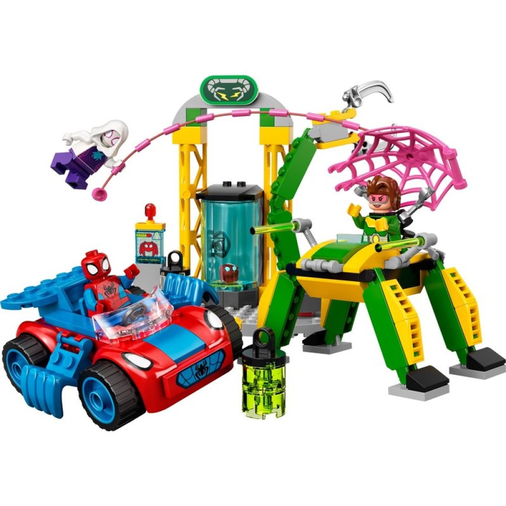 Конструктор LEGO Marvel Spidey Человек-Паук в лаборатории Доктора Осьминога (10783)