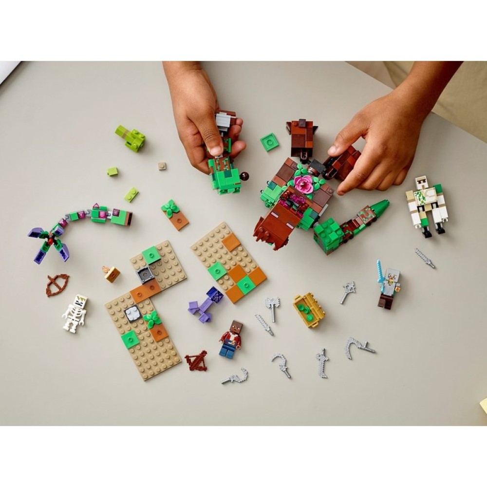 Конструктор LEGO Minecraft Мерзость из джунглей (21176)