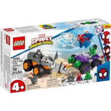 Конструктор LEGO Spidey Битва Халка з Носорогом на вантажівках (10782)