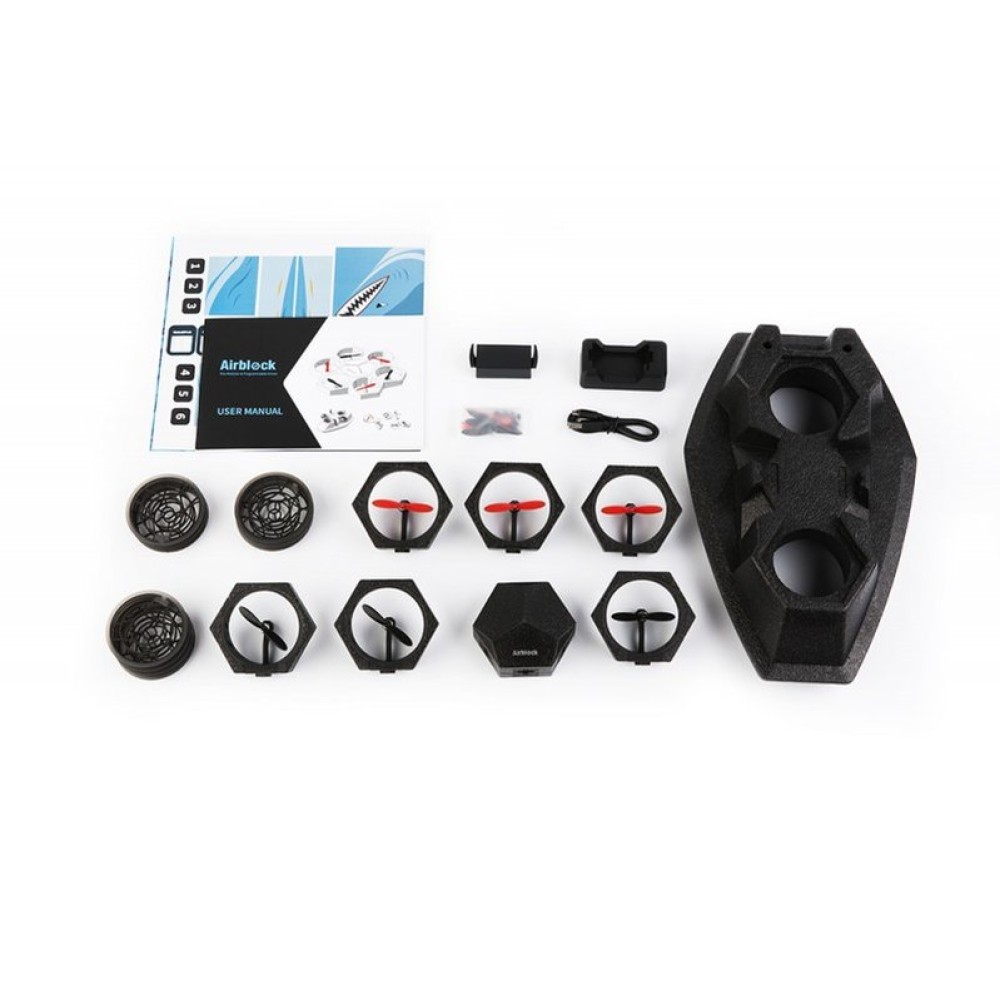 Модульный робот-дрон Makeblock Airblock Overseas version Gift Pack, STEM-конструктор