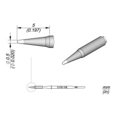 Паяльне жало JBC Tools JBC C105-106 (конус)