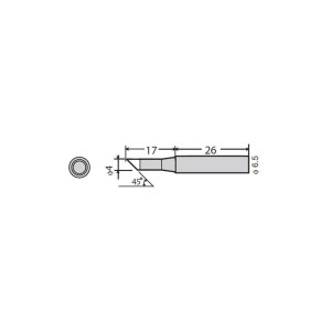 Паяльне жало Goot PX-60RT-4CR