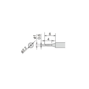 Паяльне жало Goot RX-81HRT-0.6C
