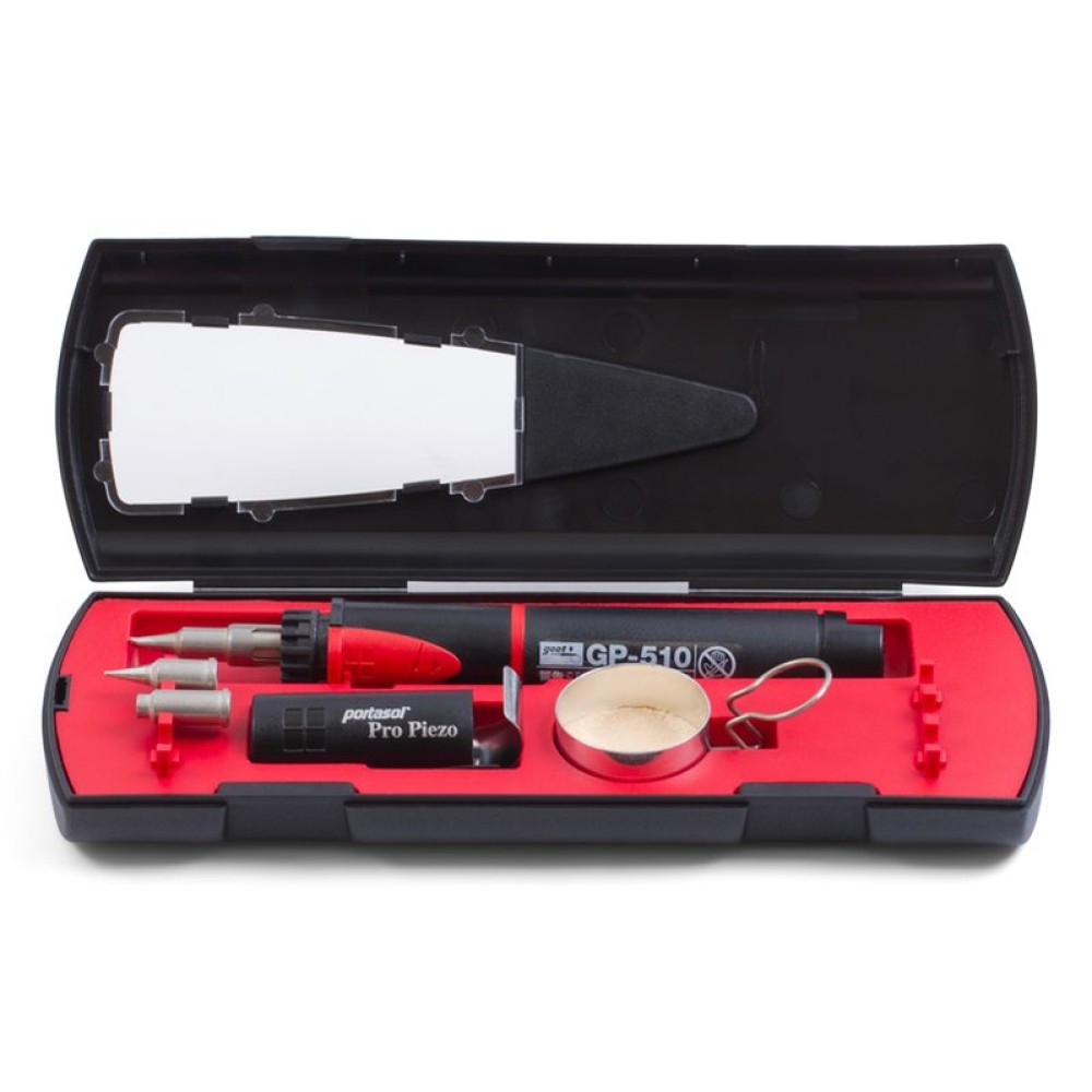 Газовый паяльник Goot GP-510SET