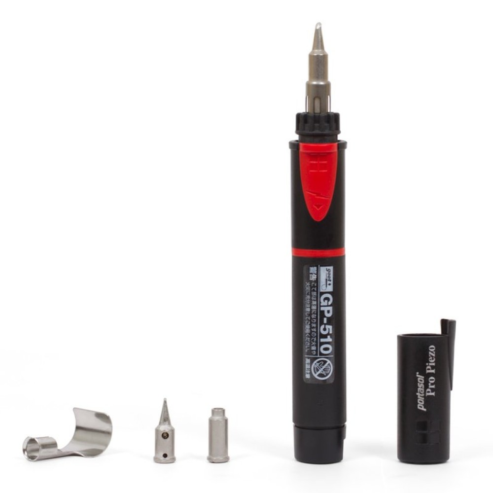 Газовый паяльник Goot GP-510SET
