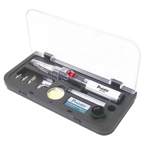 Газовый паяльник-горелка с набором аксессуаров Pro'sKit GS-23K