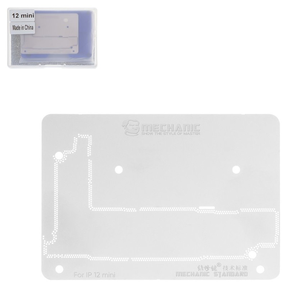 Фіксатор плат Mechanic iT3-C для Apple iPhone 12 mini, з BGA-трафаретом, motherboard