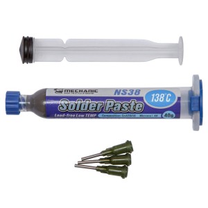 BGA паста Mechanic NS38, бессвинцовая, 138 °C, 40 г