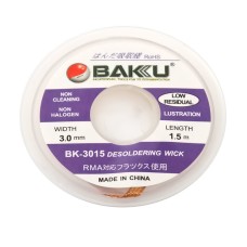 Лента-оплетка BAKU BK 3015, (Д) 1,5 м, (Ш) 3,0 мм