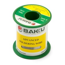 Припій BAKU BK-10005, Sn 97%, Ag 0.3%, Cu 0.7%, flux 2%, 0,5 мм, 50 г