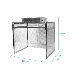 Антистатическая камера TBK006, с вентилятором, Size:670*520*600 mm