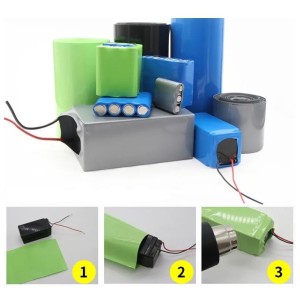 Термозбіжна трубка, 1 м, 125 мм, синя