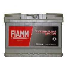 Аккумуляторная батарея FIAMM TITANIUM PLUS 6СТ-60Ah R+ 600A (EN)