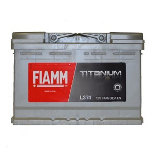 Аккумуляторная батарея FIAMM TITANIUM 6СТ-74Ah R+ 680A (EN)