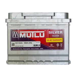 Аккумуляторная батарея Mutlu Silver Calcium 6СТ-63Ah R+ 550A (EN)