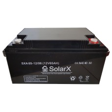 Аккумуляторная батарея SolarX SXA65-12 (12V 65Ah)