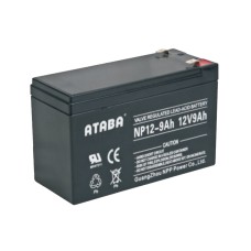 Аккумуляторная батарея ATABA AGM 12V 9Ah