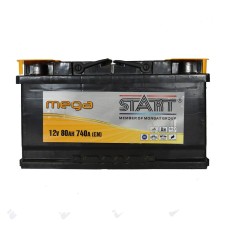 Аккумуляторная батарея Start Mega 6СТ-80Ah R+ 740A (EN) (низкобазовый)