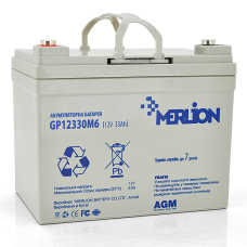 Аккумуляторная батарея MERLION GP12330M6 12V 33Ah (6015)