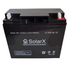 Аккумуляторная батарея SolarX SXA18-12 (12V 18Ah)