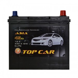 Акумуляторна батарея TOP CAR Asia 6СТ-45Ah JR 360A (EN)