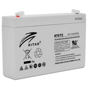 Аккумуляторная батарея RITAR RT672, 6V 7.2Ah (8212)