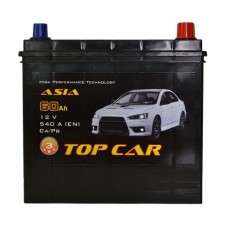 Аккумуляторная батарея TOP CAR Asia 6СТ-60Ah JR+ 540A (EN)