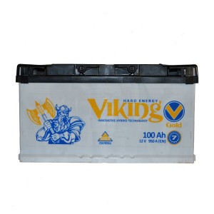 Акумуляторна батарея Viking Gold 6СТ-100Ah R 950A (EN)