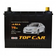 Аккумуляторная батарея TOP CAR Asia 6СТ-75Ah JR+ 650A (EN)