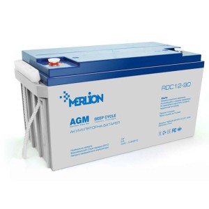 Акумуляторна батарея MERLION RDC12-90, 12V 90Ah