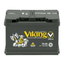 Аккумуляторная батарея Viking Silver 6СТ-74Ah R+ 750A (EN)