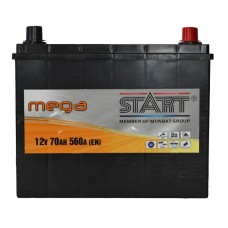 Аккумуляторная батарея Start Mega 6СТ-70Ah JR+ 560A (EN)