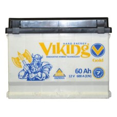 Аккумуляторная батарея Viking Gold 6СТ-60Ah R+ 600A (EN)