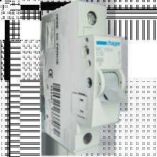 Автоматический выключатель Hager 10А, 1п, С, 6 kA, 1м (MC110A)