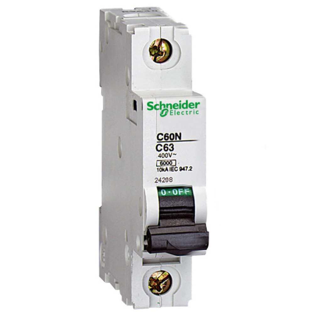 Автоматичний вимикач Schneider Electric iC60N 1P 20A хар-ка C 6кА