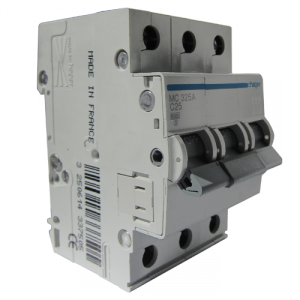 Автоматический выключатель Hager 25А, 3п, С, 6 kA, 3м (MC325A)